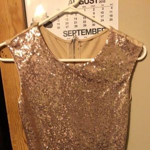 Sequined body suit